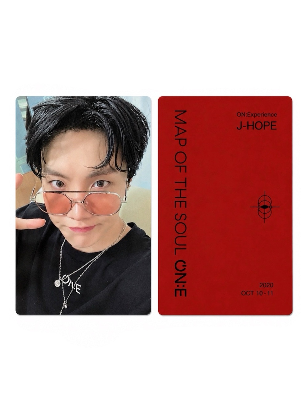 BTS MAP OF THE SOUL ON:E BLU-RAY DVD OFFICIAL PHOTOCARD J-HOPE - BRAND NEW